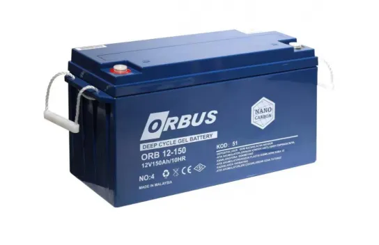 Orbus 12V 150A Carbon Gel Battery Deep Cycle