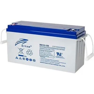 RİTAR 12 VOLT 150 AMPER JEL AKÜ DERİN DÖNGÜ DG12-150 DEEP CYCLE RİTAR 12 VOLT 150 AMPER JEL AKÜ DERİN DÖNGÜ DG12-150 DEEP CYCLE