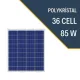 Lexron 85W Polycrystalline Solar Panel