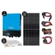 Solar Energy Hybrid Package 7.2 KVA Inverter 450 watt Solar Panel 48 Volt 50 Ampere Lithium Battery İ-2000W 48V Wind Turbine + Hybrid Charging Control