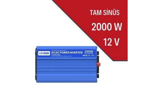 Lexron 2000W-12V Full Sine Wave Inverter