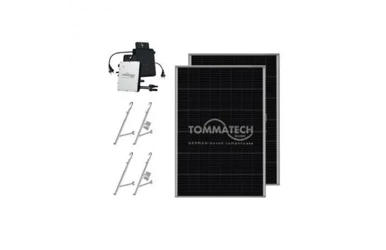 TommaTech 300We 2x240Wp Micro Inverter Balcony Solar Panel Package