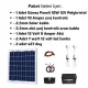10W Solar Panel Lighting Solar Package