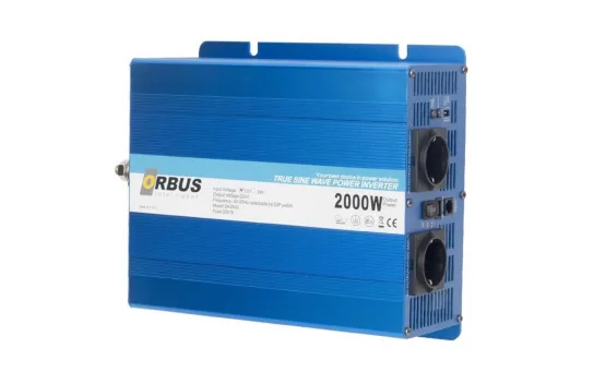 ORBUS 2000 Watt 12V 220V ÇEVİRİCİ Tam Sinüs İNVERTER İNVERTÖR