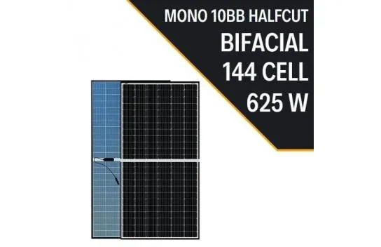 LEXRON 625W 10BB BIFACIAL HALF CUT MONOCRYSTAL SOLAR PANEL
