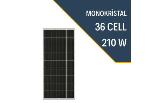 210W MONOKRİSTAL GÜNEŞ PANELİ