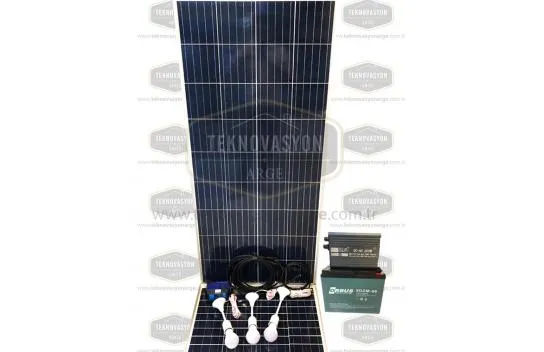 170 WATT Solar Panel TV Lighting Package (Solar Package)
