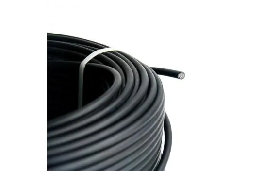 DC Black 1 Meter (6.0mm - Cross Section) Solar Cable