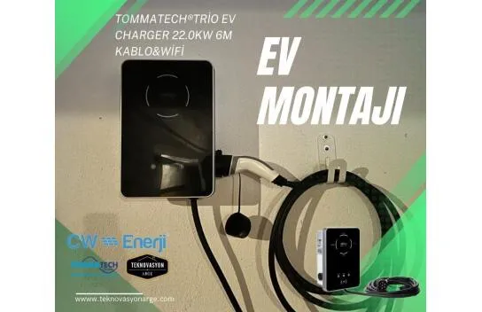 TommaTech Trio 22kW Three Phase/400V AC Electric Vehicle Charger