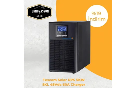Tescom Solar UPS 5KW 5KVA 60 Amp Mppt Smart Inverter