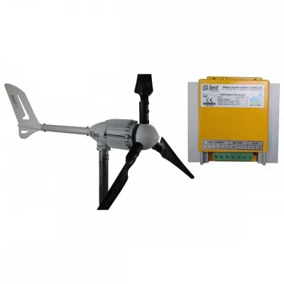 İ-1000 WATT 24 V Rüzgar Türbini + Hibrit Şarj Kontrol Cihazı İ-1000 WATT 24 V Rüzgar Türbini + Hibrit Şarj Kontrol Cihazı