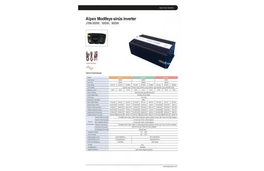 Alpex 600W 12V/220V Converter Inverter