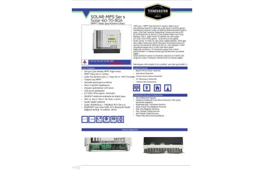 Havensis 80 Ah Mppt 12 24 36 48 V Solar Charge Controller