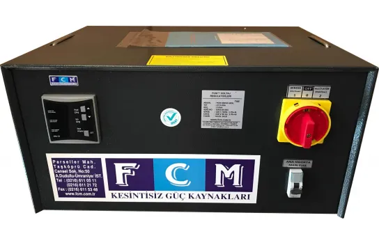 FCM 15 kVA Servo Single Phase Regulator Electronic Power Supply 175/250V