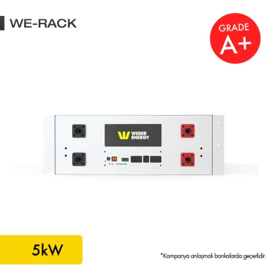 48V 100Ah 5kW LiFePO4 Rack Tipi Bluetooth'lu Lityum Demir Fosfat Akü 48V 100Ah 5kW LiFePO4 Rack Tipi Bluetooth'lu Lityum Demir Fosfat Akü