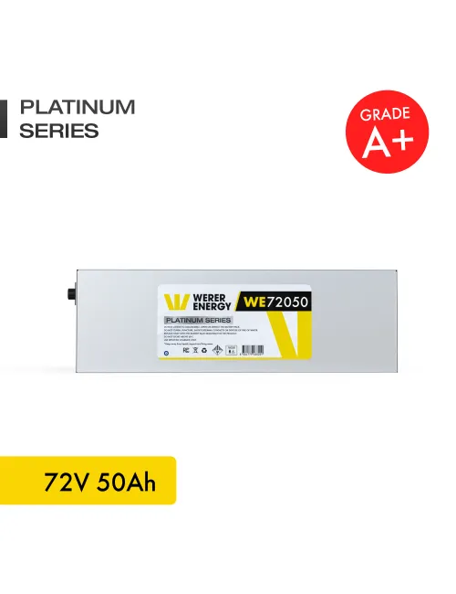 72V 50 Ah LiFePO4 Platinum Series Bluetooth'u Lityum Demir Fosfat Akü