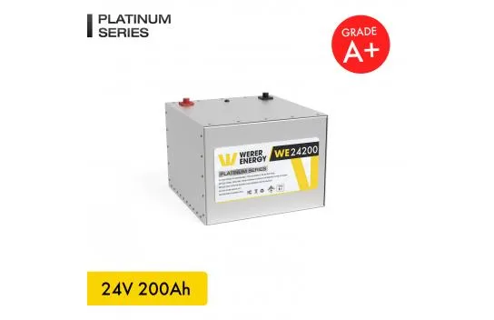 24V 200Ah LiFePO4 Lithium Iron Phosphate Battery