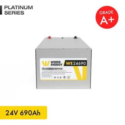 24V 690Ah LiFePO4 Platinum Series Bluetooth'lu Lityum Demir Fosfat Akü 24V 690Ah LiFePO4 Platinum Series Bluetooth'lu Lityum Demir Fosfat Akü