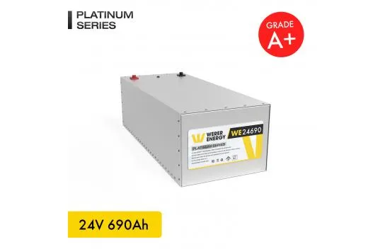 24V 690Ah LiFePO4 Lityum Demir Fosfat Bluetooth'lu Batarya