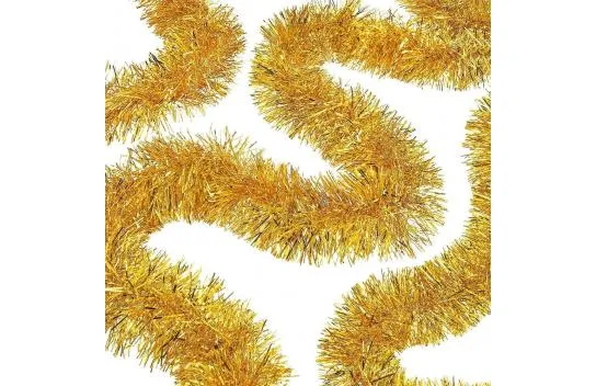 Mega Thick Glitter Ornament for Party 2 Meters Length 10 cm Width Gold Imported