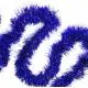 Mega Thick Glitter Ornament for Party 2 Meters Length 10 cm Width Blue Imported