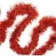 Mega Thick Glitter Ornament for Party 2 Meters Length 10 cm Width Red Imported