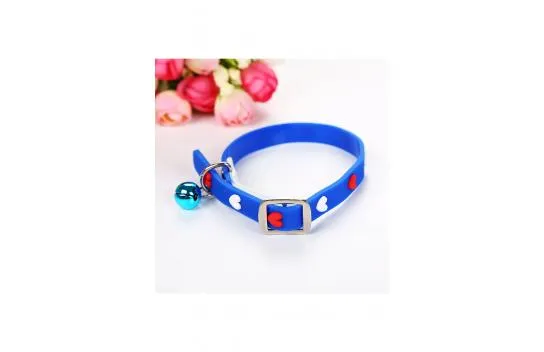 Silicone Cat Dog Collar with Rattle