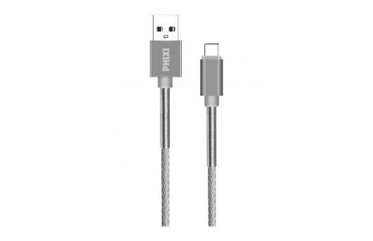 Cb610t Force Metal Örgü 100 Cm Type-c Usb Şarj Ve Data Kablosu