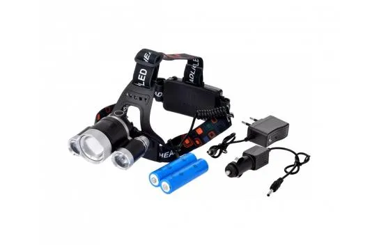 3-Headed Rechargeable Head Flashlight Wt-256