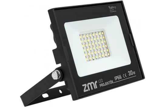 Zmr 30 Watt 6500k Ip66 150 Light Angle 220 Volt Black Slim Case Led Projector 4434