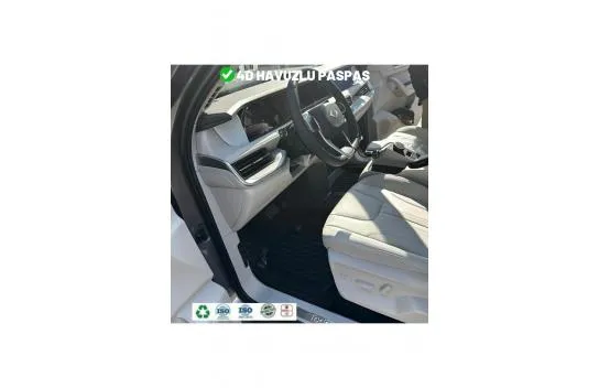 FULLY COMPATIBLE WITH Mercedes Gla 2014 4D Pool Universal New Generation Floor Mat Black Gold 4D CAR MAT
