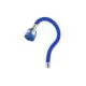 Colored Silicone Movable Head 2 Function Spiral Faucet Head - Blue