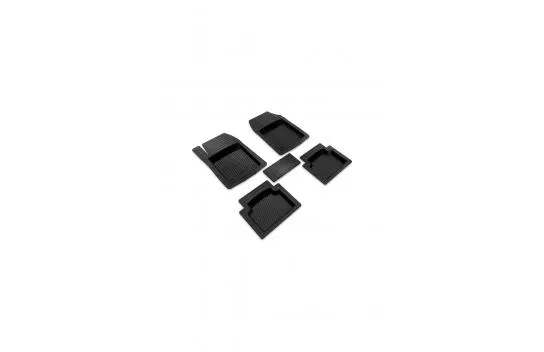 Image Hyundai Matrix Hb (2006 - 2015) Universal 3D Plus Rubber Car Mat with Extra Pool Black