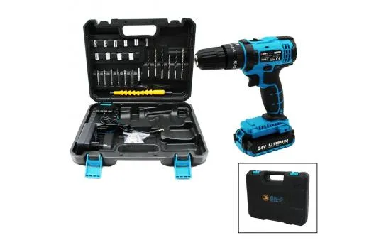 Banco BN-5 Stanlıy Blue 24 W Cordless Impact Drill Set with Bag