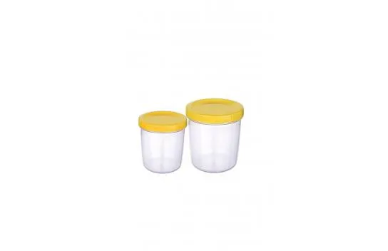 2 nesting storage containers (250 and 400ml)