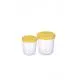 2 nesting storage containers (250 and 400ml)