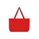 %100 RECYCLED BIG TOTE BAG RED