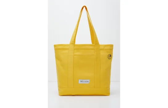 100% RECYCLED DAILY TOTE BAG YELLOW