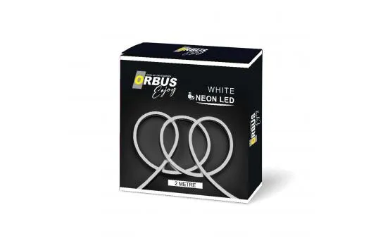 Orbus Usb'li 6500K Neon Şerit Led 2 M Beyaz