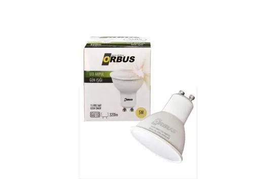 Orbus Orb-5W Gu10 300Lm 15.000 Saat Led Sarı Işık