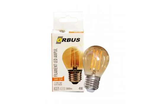 Orbus Orb-ga45 Ampul 4w Amber E27 300lm