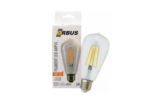 Orbus Orb-STC6W CLEAR E27 600Lm