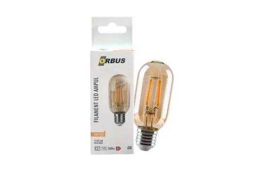 Orbus ORB-TA45 4W E27 Amber Rustik 360 Lm Ampul