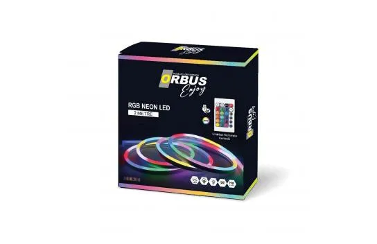 Orbus Rgb Usb'li Neon Şerit Led 2 M