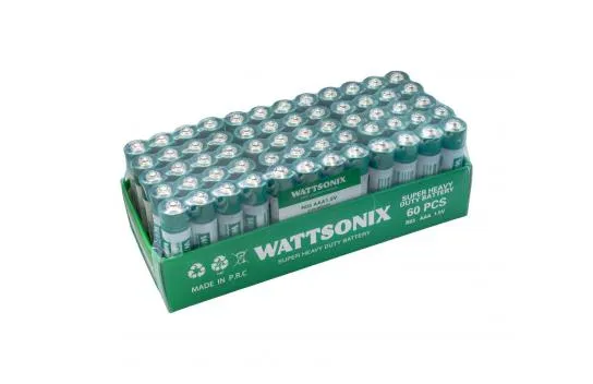 Wattsonix R03 Aaa İnce Kalem Pil 60'lı Paket