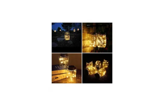 Solar Powered Solar 3w Fairy LED Lighting Jar