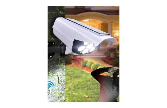 Solar Powered Sensor 21 W High Light Camera Type Remote Control Lighting Fixture White Light