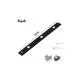 Hareket Sensörlü - Dekoratif Gece Lambası - Usb Şarjlı Led Aydınlatma Siyah Kasa 40cm Şarjlı Dolap L