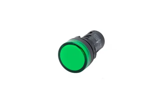 22mm Ledli Sinyal Lambası Yeşil 220v