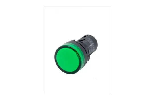 Yeşil Ledli 220v Sinyal Lambası 10 Adet